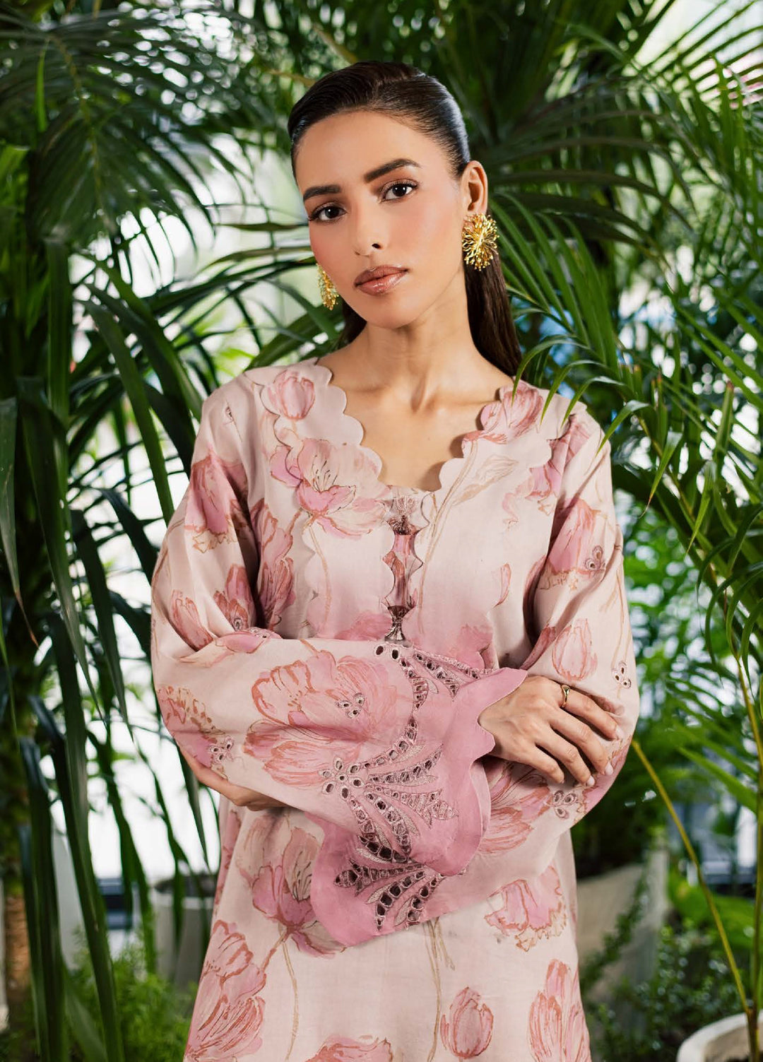 Ballerina by Nureh Unstitched Printed Chikankari Lawn 2 Piece Suit NU26UBCL NU2-215 - Casual Collection