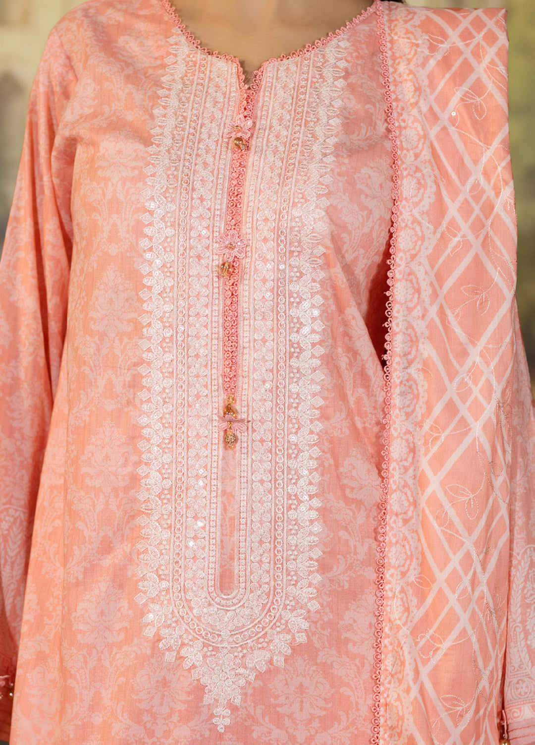 Regalia Textile Unstitched Embroidered Lawn 3 Piece Suit RG26EUS D-2 - Summer Collection