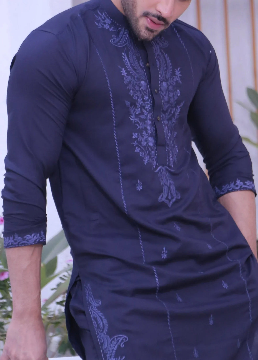 Edge Republic Embroidered Men Kurta Pajama - ER MR 48