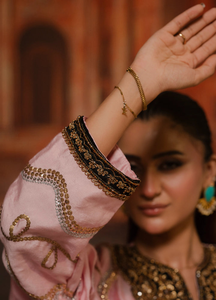 Lia by Miras Women Pret 3 Piece Embroidered Sheesha Rawsilk TURA - Festive Collection