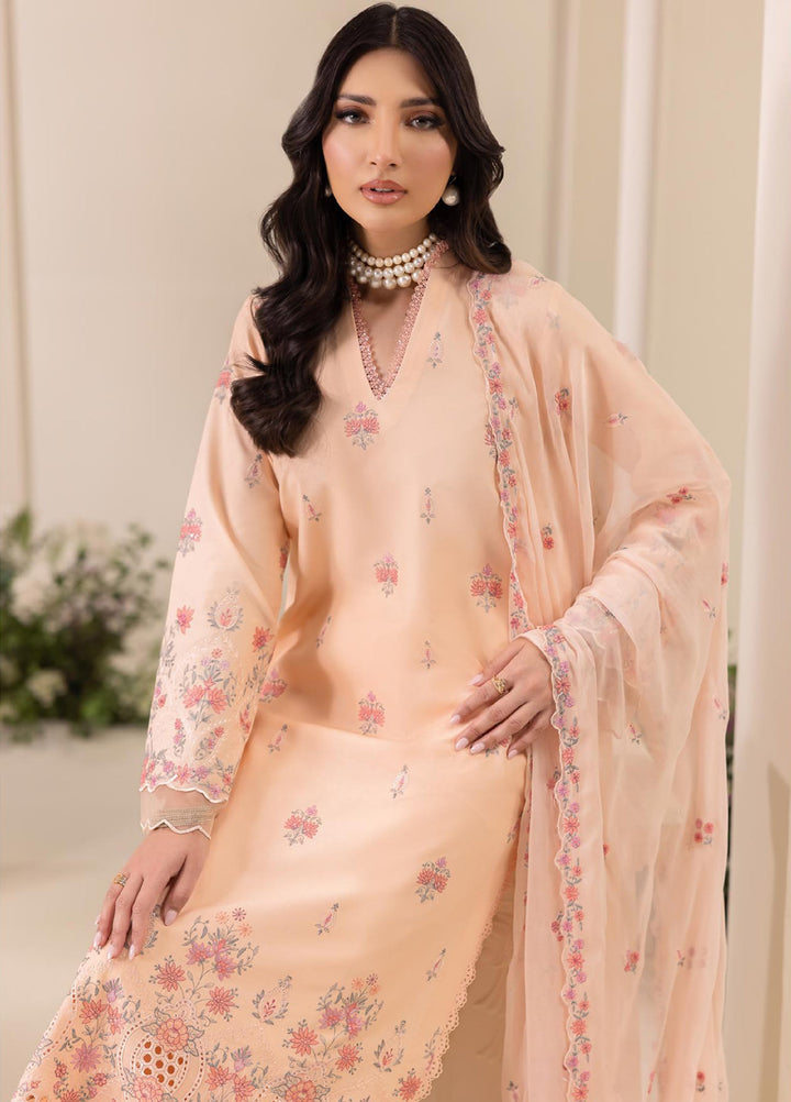 RajBari Exclusive Unstitched Embroidered Lawn 3 Piece Suit RB26UE D-4 - Summer Collection
