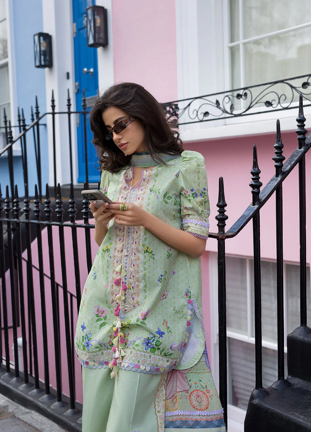 Sobia Nazir Prints Unstitched Embroidered Lawn 3 Piece Suit SN26UPL D-02A - Summer Collection