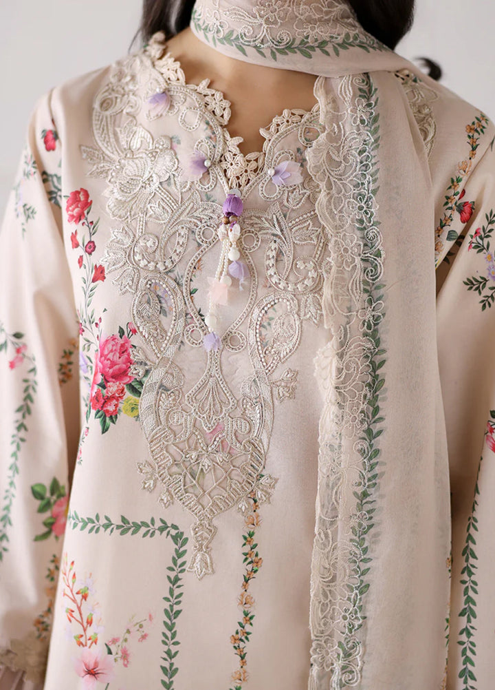 Sunlit Tales by Roheenaz Unstitched Embroidered Lawn 3 Piece Suit RN26ULS Sunflare Petal RUNSS260702 - Lawn Collection