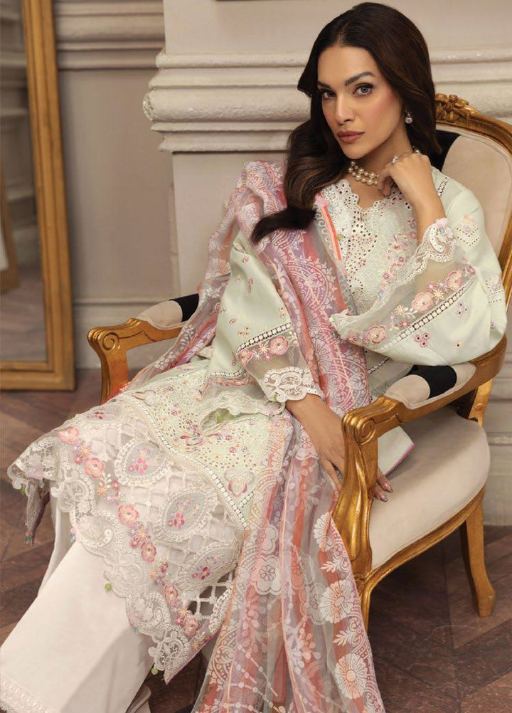 Anaya By Kiran Chaudhry Embroidered Lawn Suits Unstitched 3 Piece AKC23E AL23-09-Kiran - Eid Collection