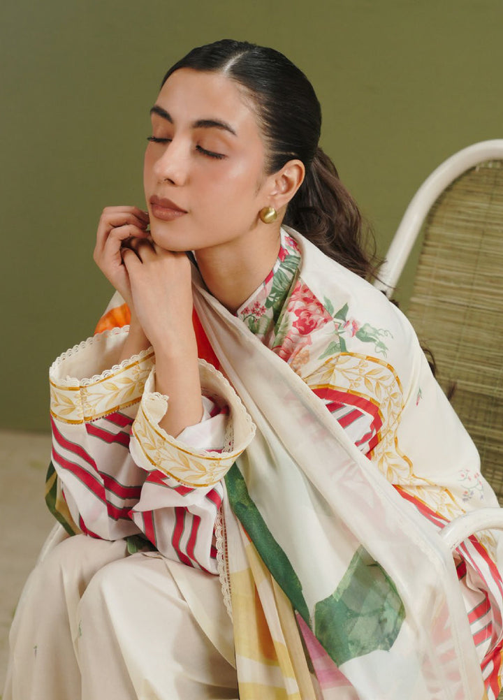 Coco by Zara Shahjahan Unstitched Printed Lawn 3 Piece Suit CZS26PS ZCP-26 01 A - Summer Collection
