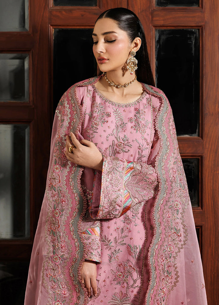 Nourah by Zarif Unstitched Embroidered Chiffon 3 Piece Suit ZR26UCN Nourah SHAYRA ZF/ZQH/SHAYRA 03 - Festive Collection