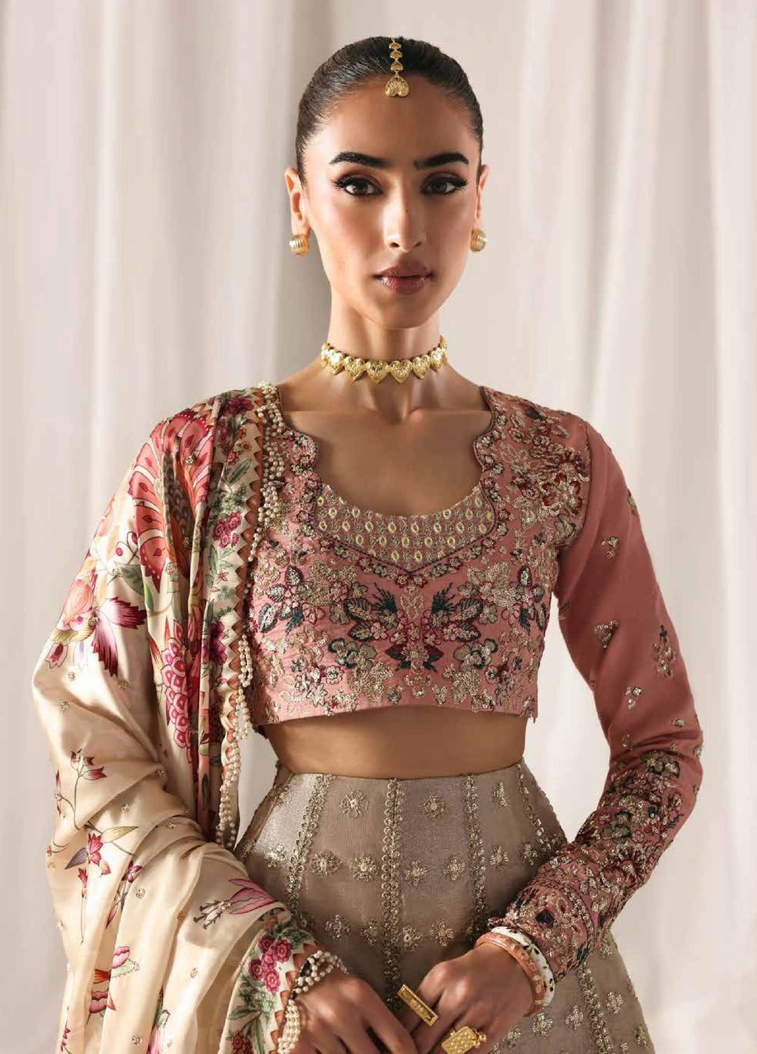 Serein Luxe by Emaan Adeel Unstitched Raw Silk Embroidered Suits 3 Piece EA25SL D-8 Soft Glimmer - Festive Collection