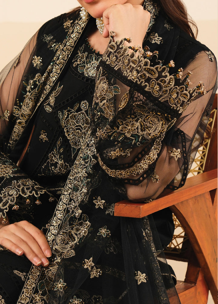 Alizeh Fashion Unstitched Embroidered Net 3 Piece Suit AF26UNF ANMOL AF-NT-2257 - Festive Collection