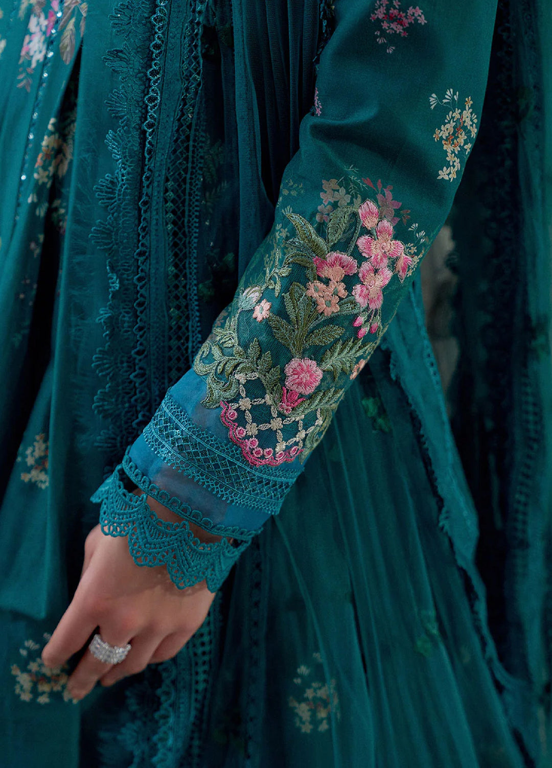 Sobia Nazir Unstitched Embroidered Luxury Lawn 3 Piece Suit SN26ULE D-10 B - Eid Collection