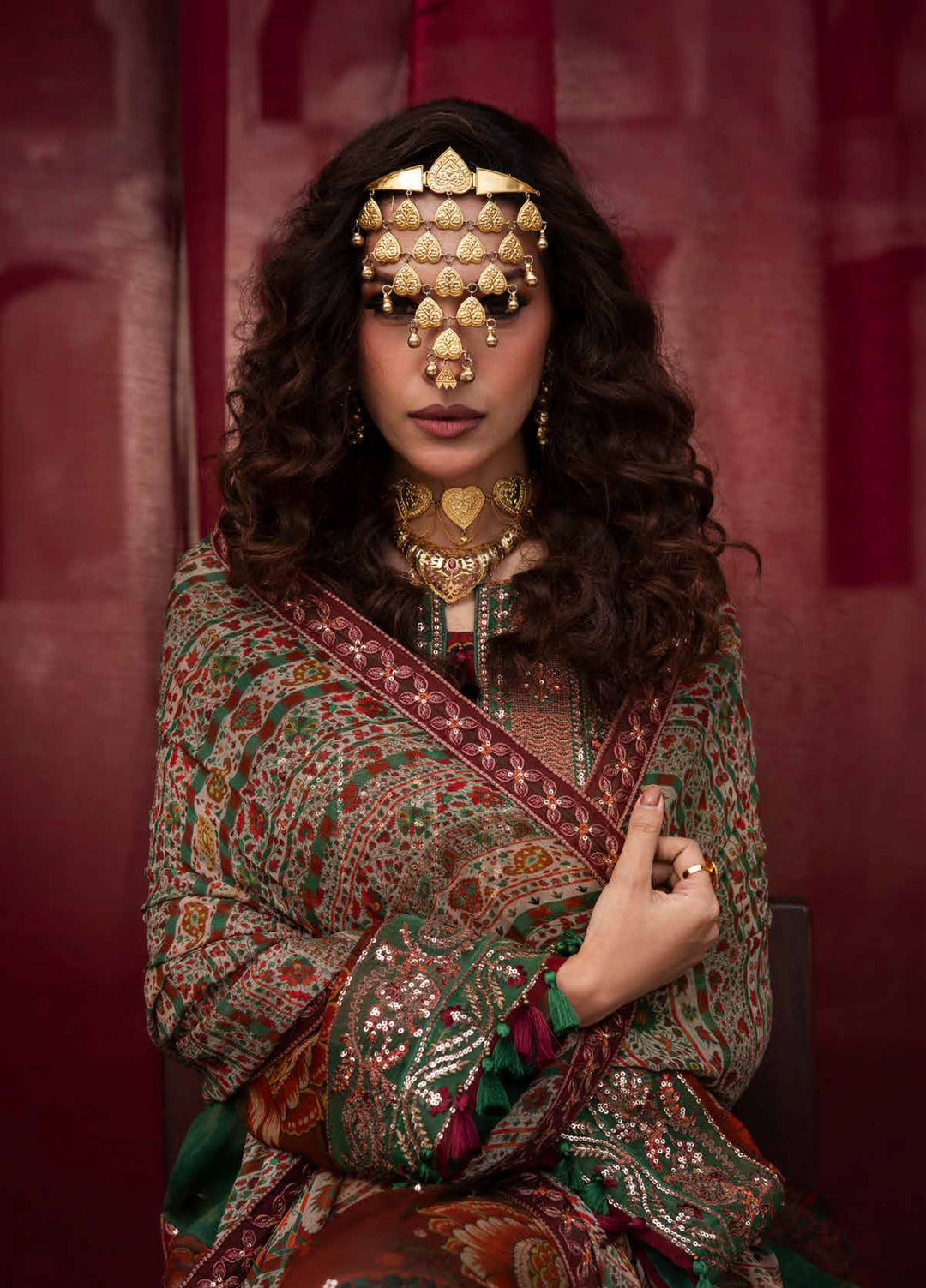 Vasal by Charizma Unstitched Embroidered Chiffon 3 Piece Suit CHR26UV VSL6-04 - Festive Collection