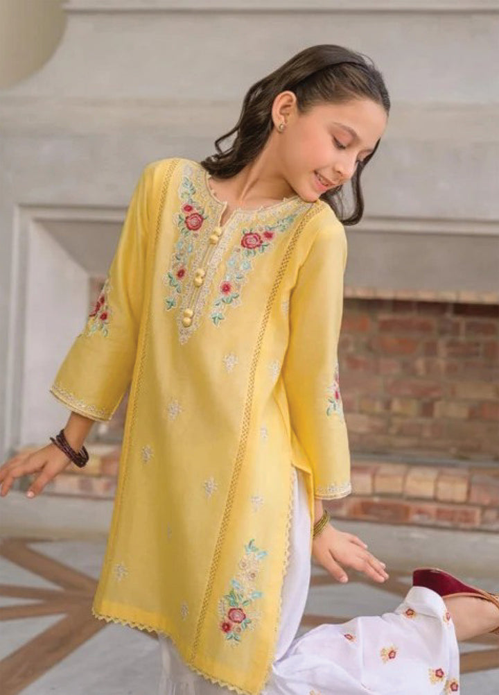 Fresh Birds Kids RTW Embroidered Lawn 2 Piece Suit Gulnar-FB-09 - Casual Collection
