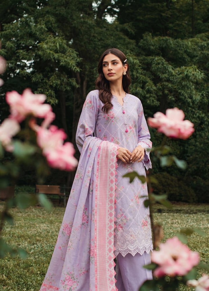 Zellbury Unstitched Embroidered Cotton 3 Piece Suit ZB26UCC WUS26E34097 - Casual Collection