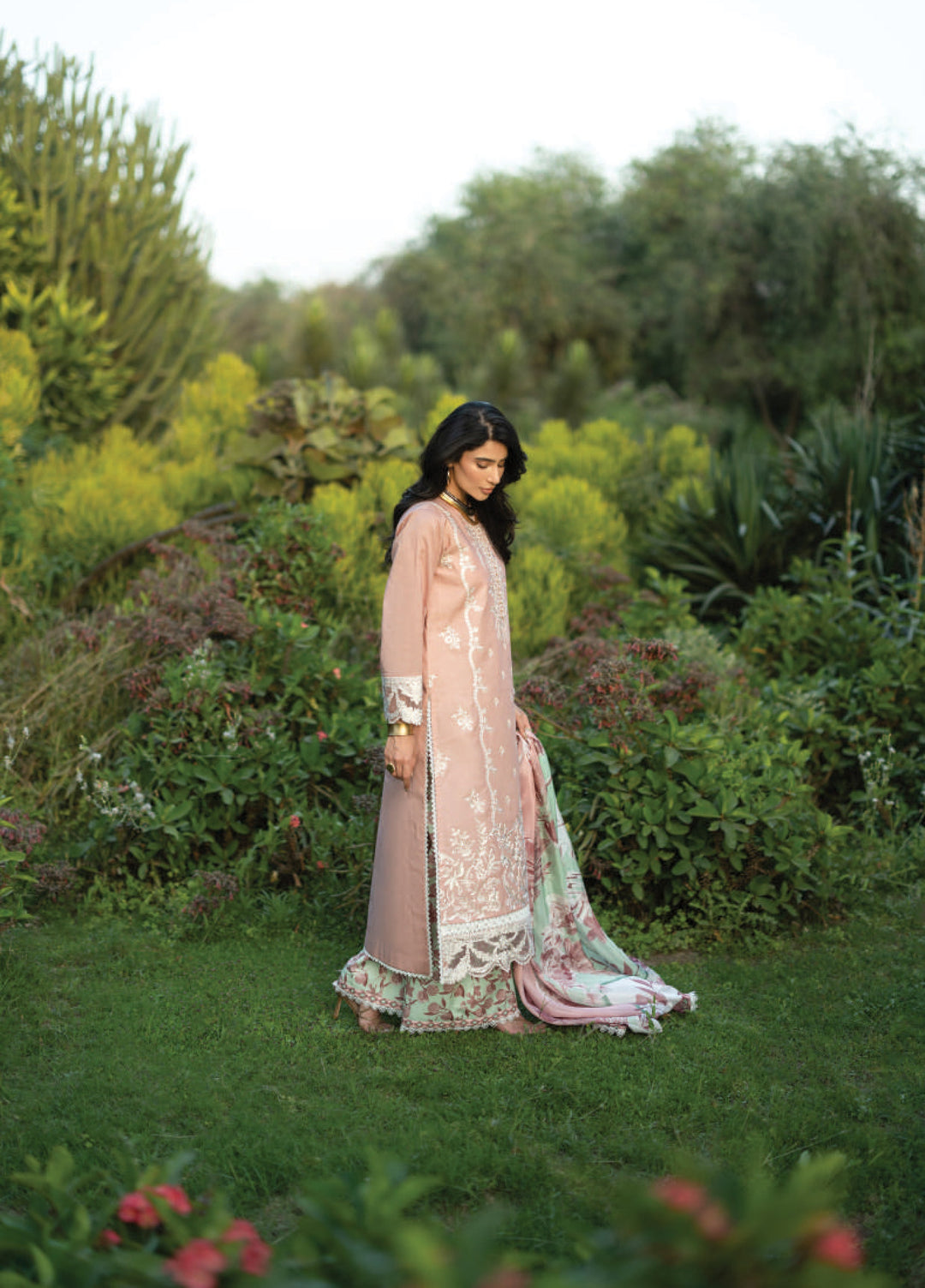 Zainab Chottani Unstitched Embroidered Lawn 3 Piece Suit ZC26ULE Esme 02 - Eid Collection
