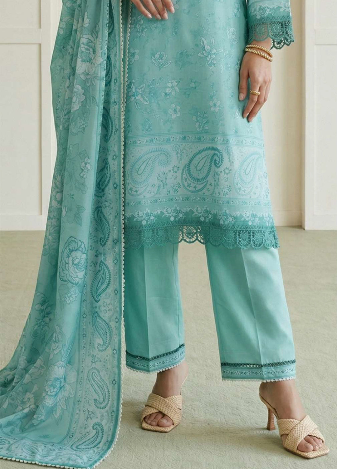 Zellbury Unstitched Printed Lawn 3 Piece Suit ZB26UCVII WUS26X30954 - Casual Collection