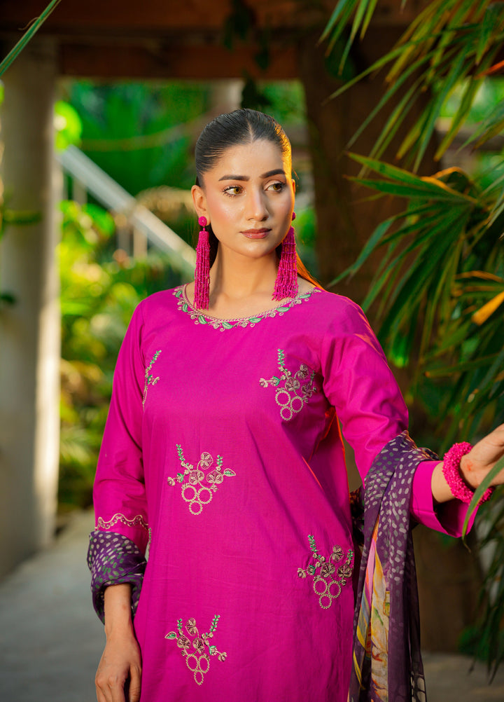 Daily Luxe by Huma Gul Unstitched Printed Lawn 3 Piece Suit MISHAHG-1105 - Casual Collection
