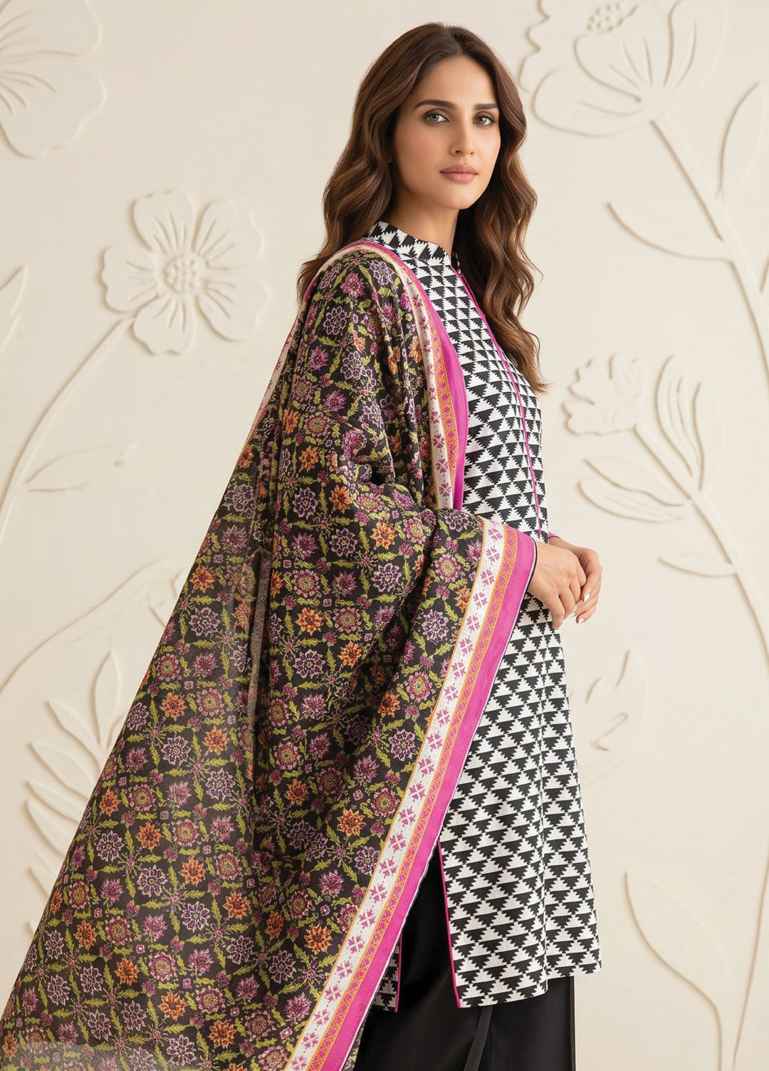 Salina by Regalia Textiles Unstitched Printed Lawn 3 Piece Suit RG26USII D-1 - Casual Collection