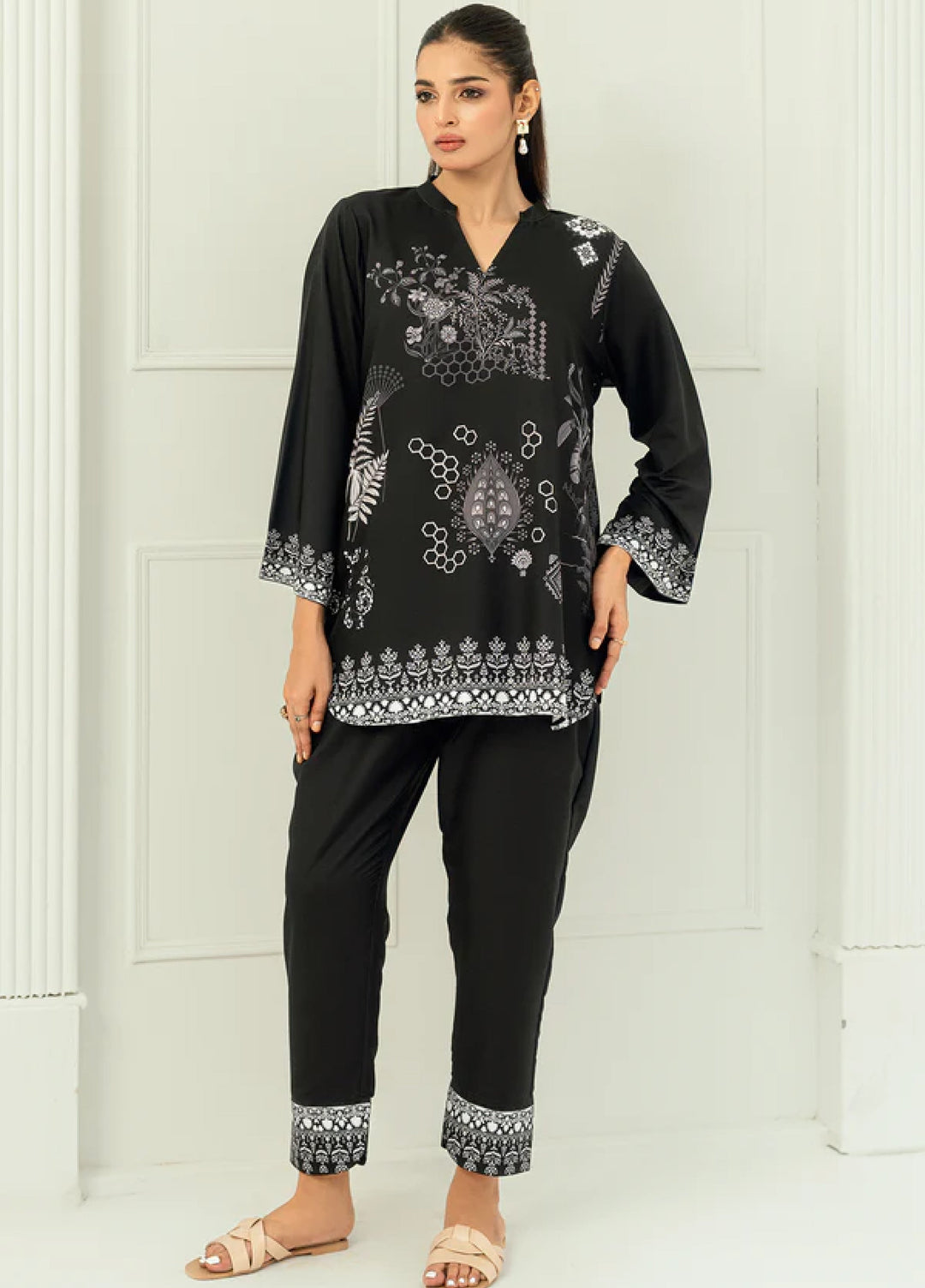 Nairah Women Pret Printed Arabic Lawn Suit NAH26PN Nureh - Spring Collection