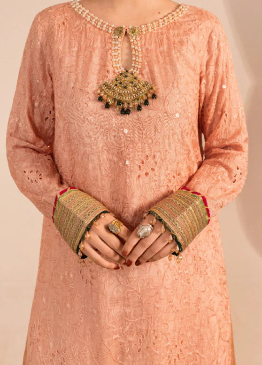Zaaviay Blush Glow Embroidered Suits 3 Piece Pret Festive Collection