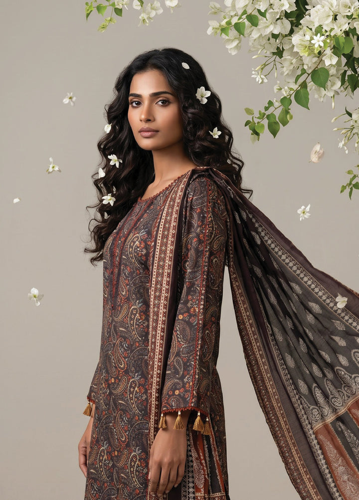 Salina by Regalia Textiles Unstitched Printed Lawn 3 Piece Suit RG26USI D-7 - Casual Collection
