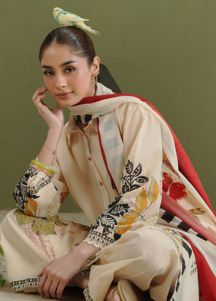 Coco by Zara Shahjahan Unstitched Printed Lawn 3 Piece Suit CZS26PS ZCP-26 03 A - Summer Collection