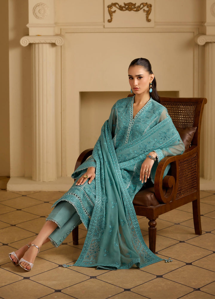 Alizeh Fashion Unstitched Embroidered Chiffon 3 Piece Suit AF26UCF AF-CH-2249-Abrish - Festive Collection
