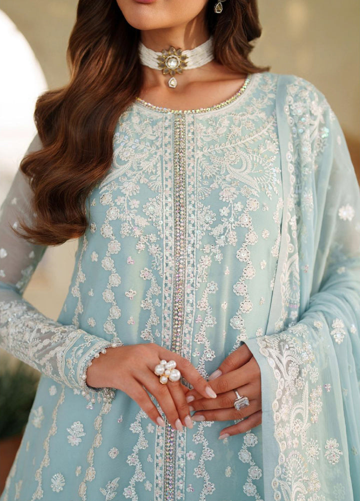 Meesa by Zarif Unstitched Chiffon Embroidered Suits 3 Piece ZR25UF ZRF-ML-04 MUNAAR - Winter Collection