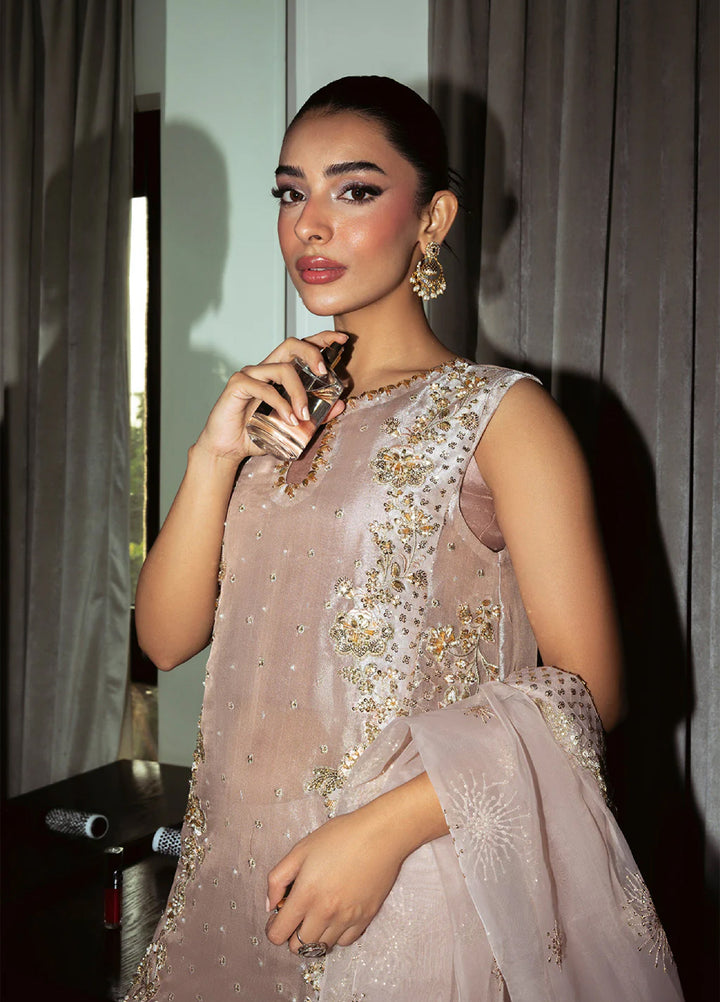 Pari Naaz by Neeshay Embroidered Tissue Zari Suits Unstitched 3 Piece NSH25PW Noorain - Formals Collection