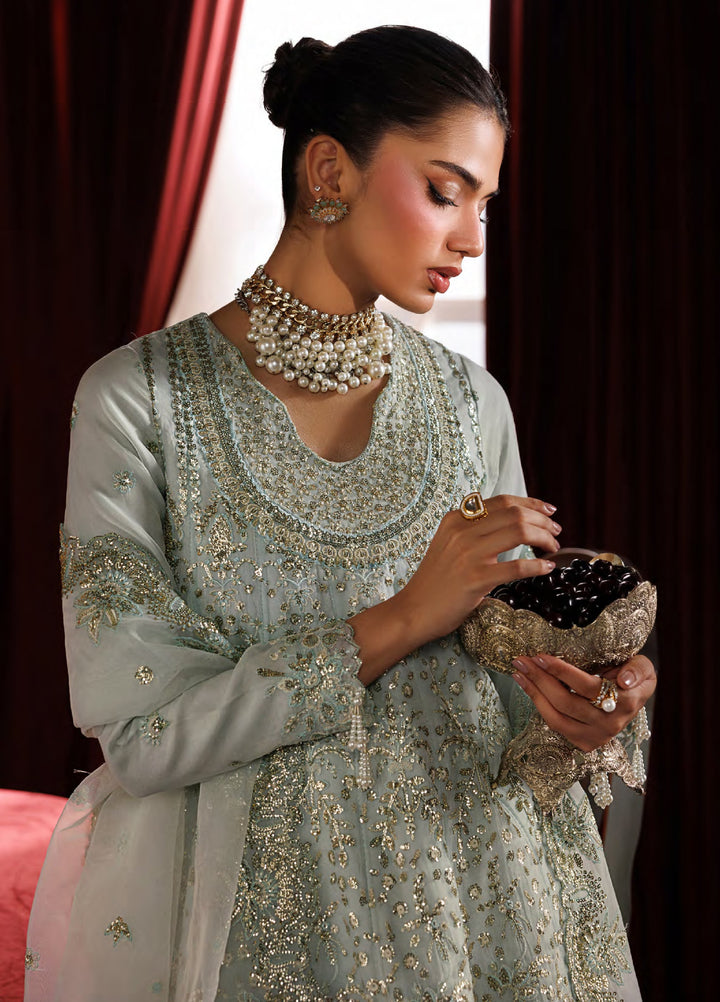 Celeste by Emaan Adeel Unstitched Embroidered Organza 3 Piece Suit EA26UCF Halo - Festive Collection