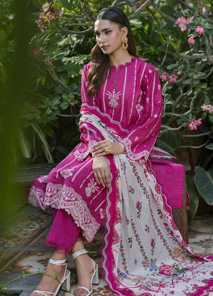 Zellbury Unstitched Embroidered Cotton 3 Piece Suit ZB26UCC WUC26E34050 - Casual Collection