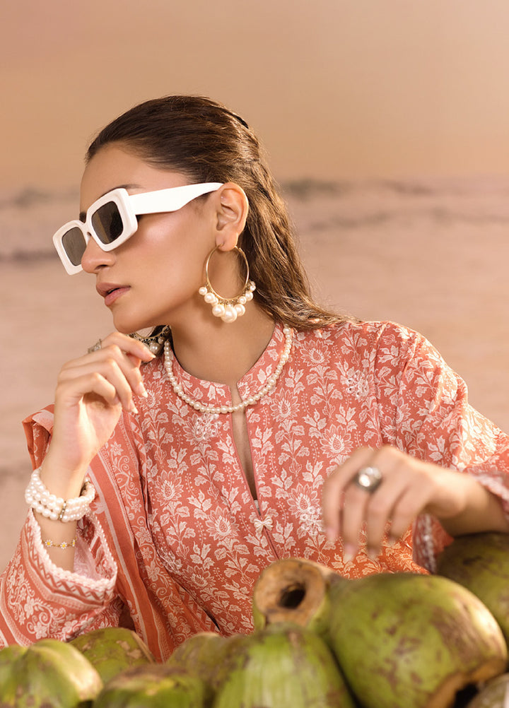 Regalia Textiles Unstitched Embroidered Lawn 3 Piece Suit RG26UEL D-7 - Casual Collection