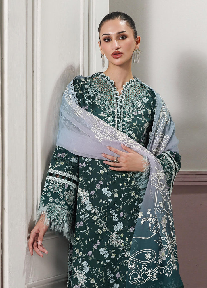 Q Prints by Qalamkar Unstitched Printed Lawn 3 Piece Suit QLK26UQL DIANE QQP-09 (B) - Summer Collection