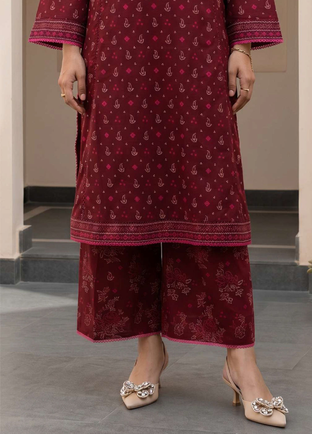 Zellbury Unstitched Printed Lawn 2 Piece Suit ZB26UC WUS26X20995 - Casual Collection
