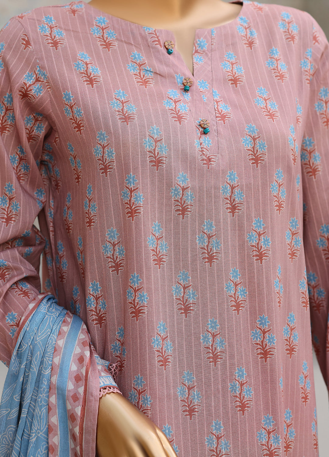 Nayab by HZ Textiles Unstitched Printed Cotton Lawn 3 Piece Suit HZ28UN NPC-09 - Casual Collection