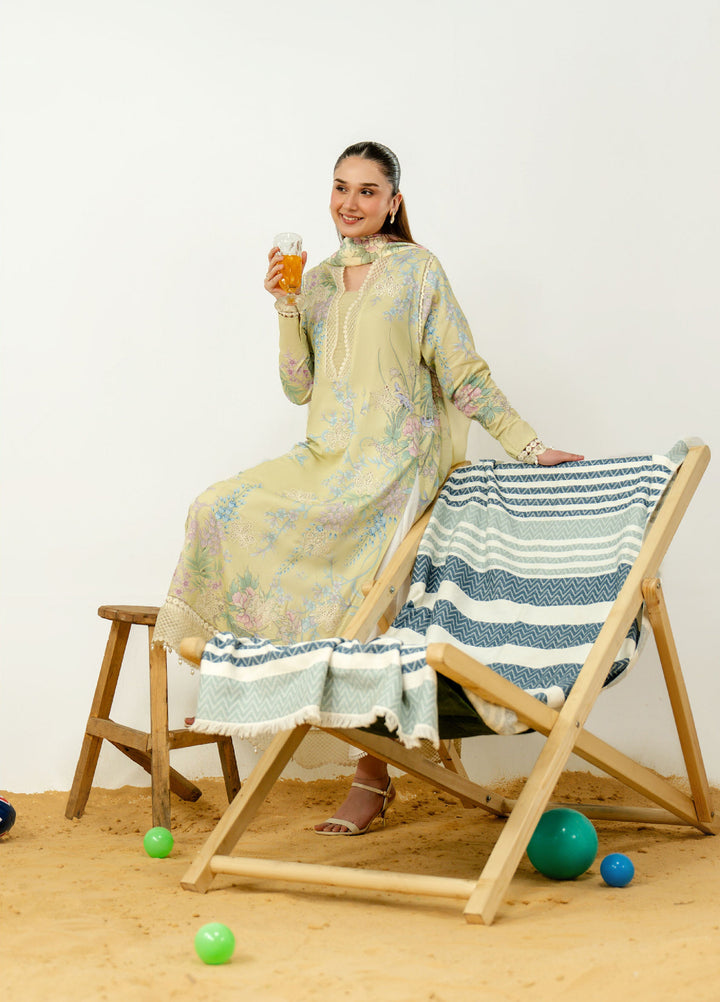 Sundaze by Zarposh Unstitched Embroidered Lawn 3 Piece Suit ZR26USL MISTRAL - Festive Collection