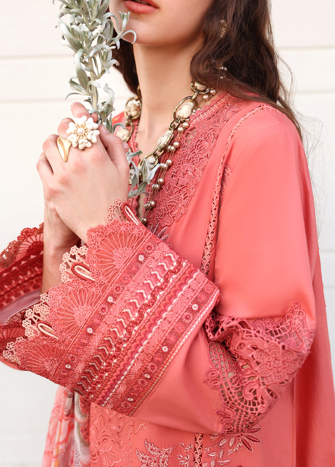 Belle Saison by Esmel Unstitched Embroidered Lawn 3 Piece Suit EML26ULB Coralie EUNSS260209 - Festive Collection