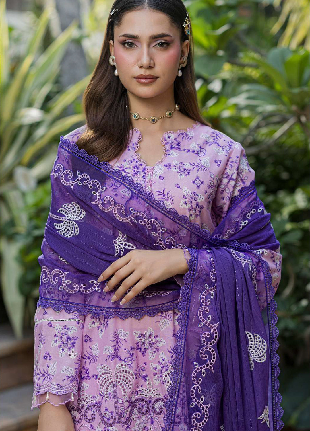 Zellbury Unstitched Embroidered Cotton 3 Piece Suit ZB26UCC WUS26E34093 - Casual Collection