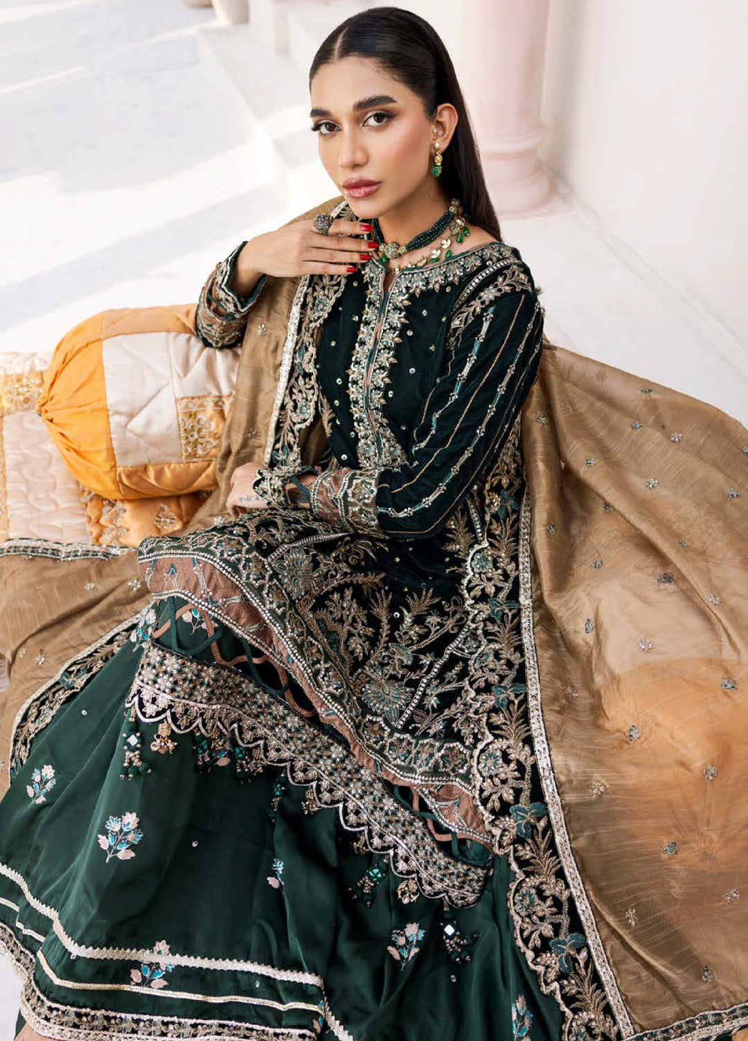 Andaz E Makhmal by Zebtan Unstitched Velvet ZB25 ZAM-05 - Festive Collection
