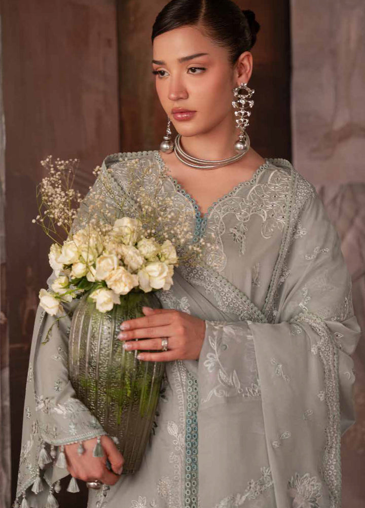 Feya by Nureh Unstitched Embroidered Lawn 3 Piece Suit NU26ULF FE-21 - Eid Collection