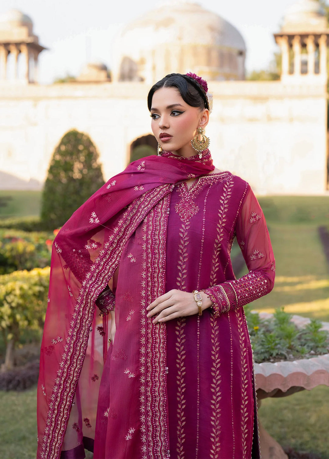 Xenia Formal Unstitched Luxury Chiffon Suits 3 Piece XE25FL Khushbu - Formals Collection