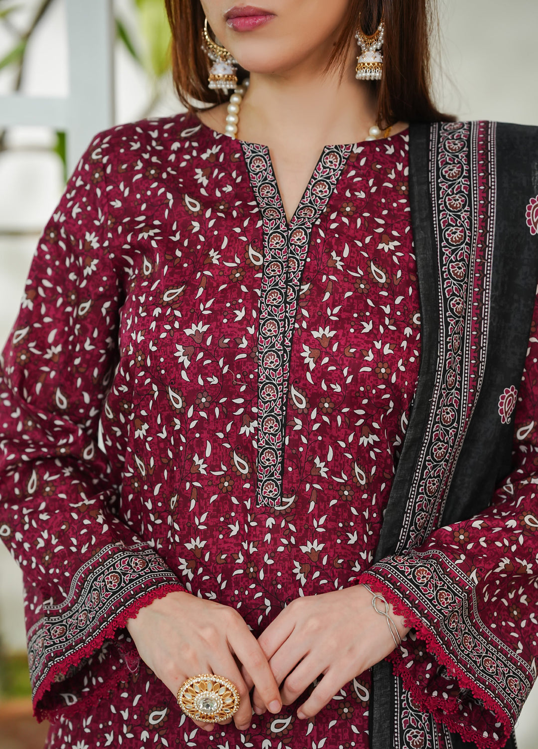 Daman by VS Textiles Unstitched Printed Lawn 3 Piece Suit VS26UDL D-17 846 - Casual Collection