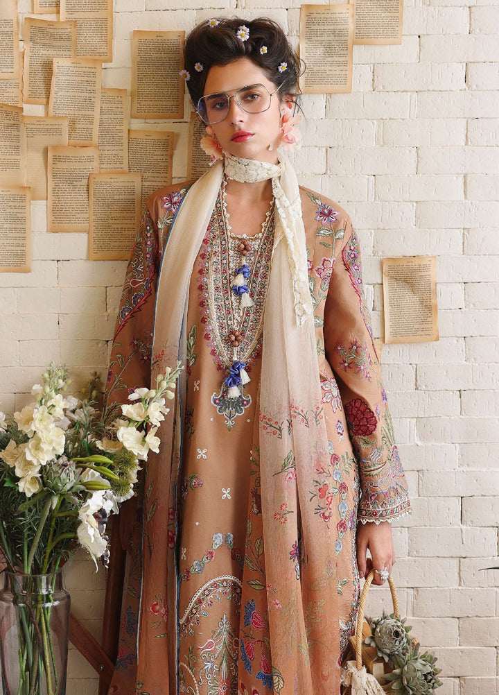 The Secret Garden by Mushq Unstitched Embroidered Lawn 3 Piece Suit MU26USG Wild Bloom HUNSS260408 - Festive Collection