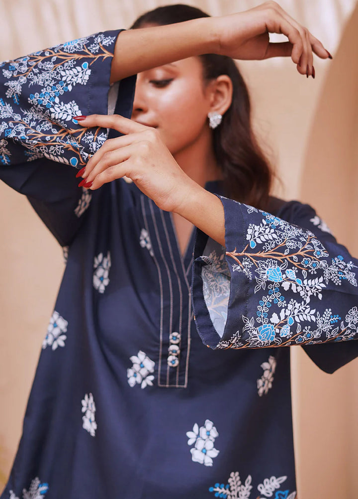 Nairah Women Pret Printed Cambric Suit NAH26PN MIDNIGHT BLUE - Spring Collection