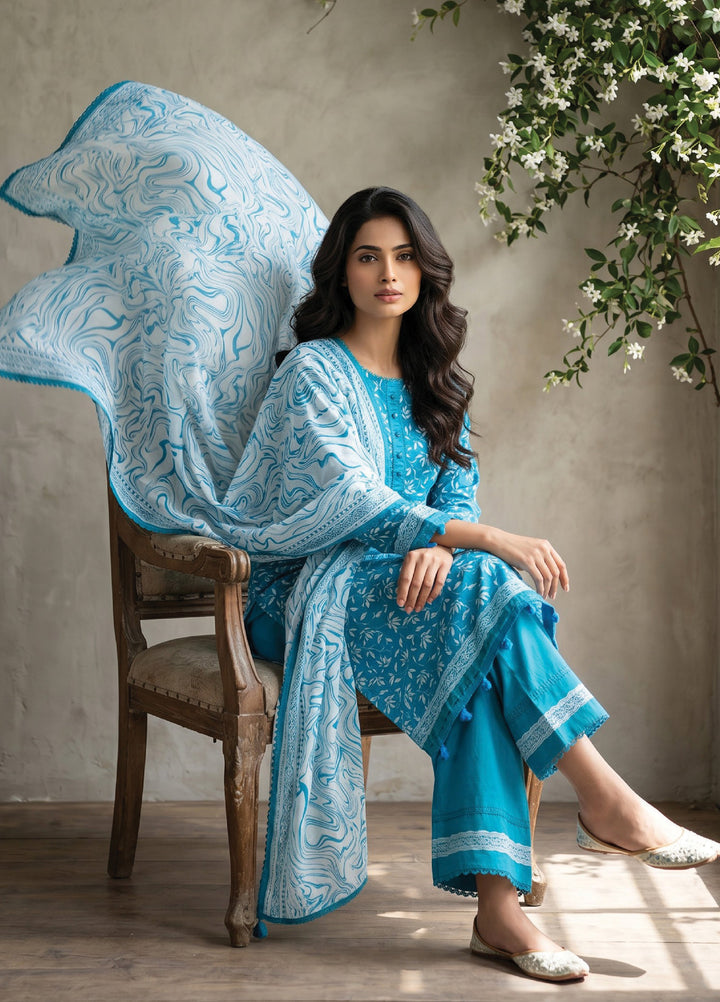 Salina by Regalia Textiles Unstitched Printed Lawn 3 Piece Suit RG26USI D-2 - Casual Collection