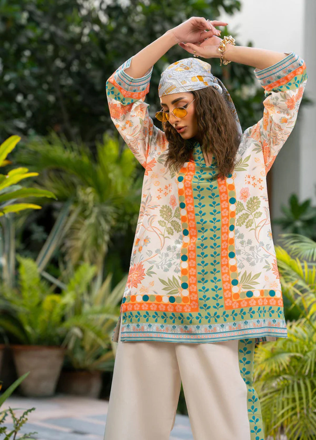 Nairah Women Pret Printed Arabic Lawn Suit NAH26PN Serene - Spring Collection