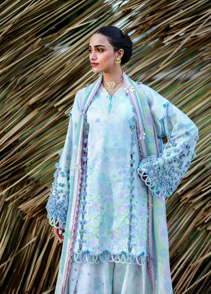 Neoma Prints by Republic Unstitched Printed Lawn 3 Piece Suit RW26UNL SP-8 ROSHAN - Summer Collection