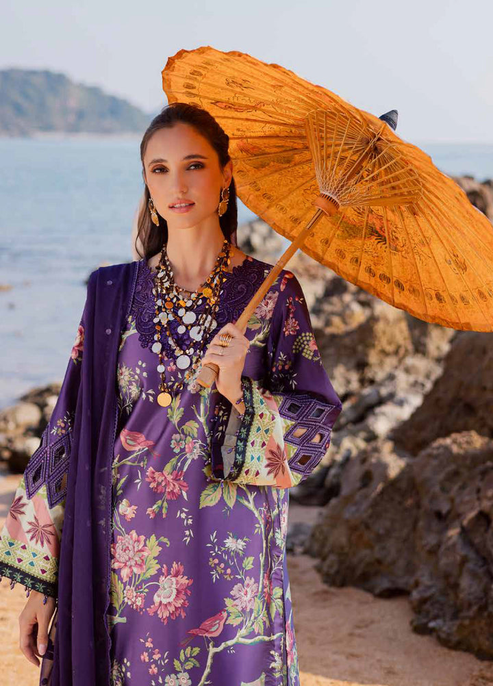 Nureh Unstitched Embroidered Silk 3 Piece Suit NU26US S-25 - Festive Collection