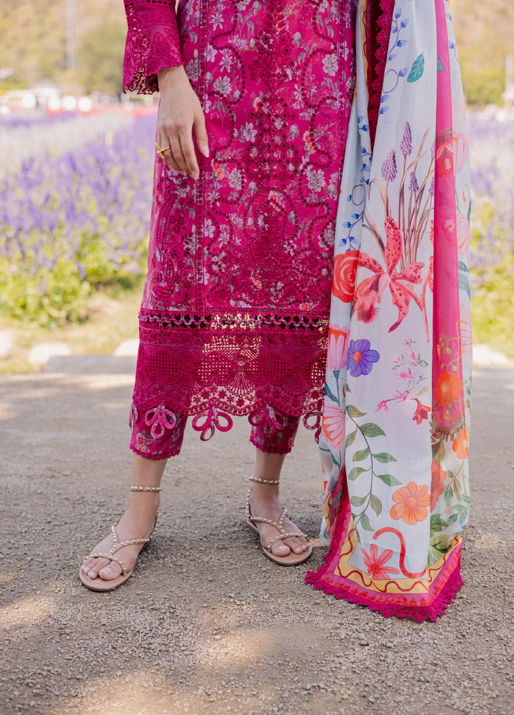 Shezlin by Aabyaan Unstitched Embroidered Chikankari 3 Piece Suit ABY26UCS FARYAL - Eid Collection