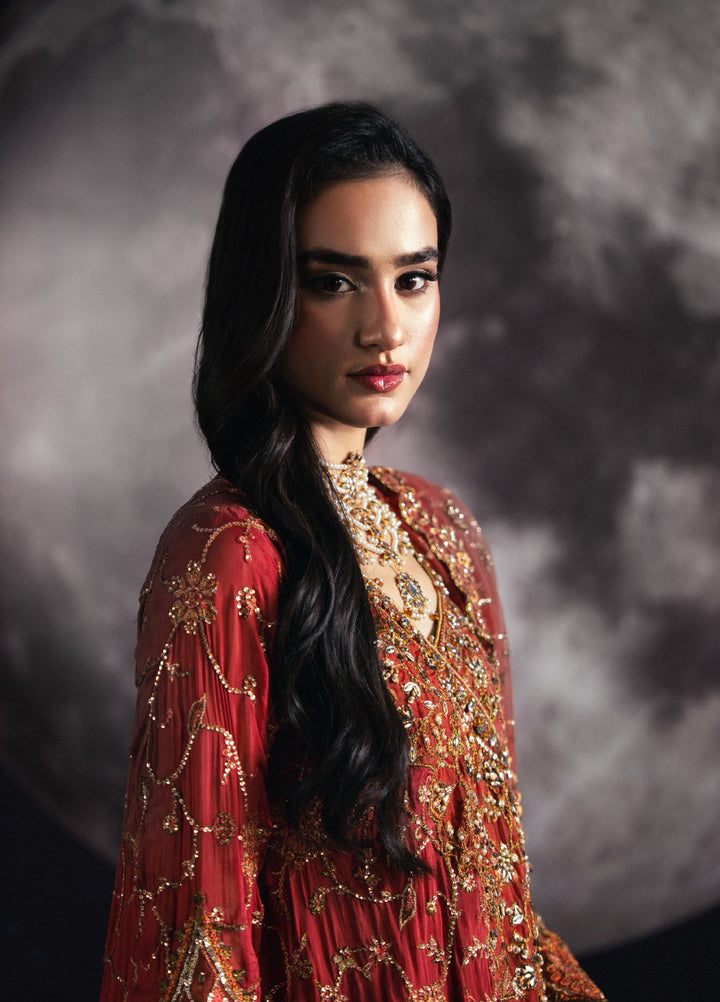 Sara Jahan Women RTW Embroidered Chiffon 3 Piece Suit SJ26RF AD-005 - Festive Collection