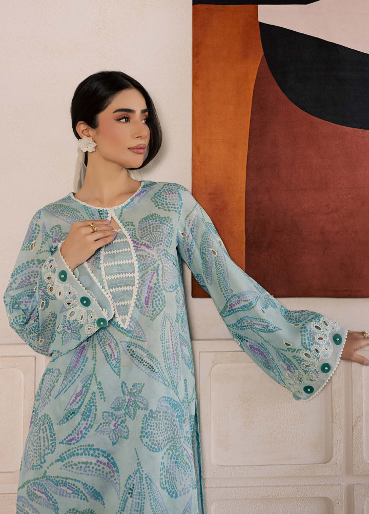 Ballerina by Nureh Unstitched Chikankari Embroidered Lawn 2 Piece Suit NU26UBCL NU2-204 - Summer Collection