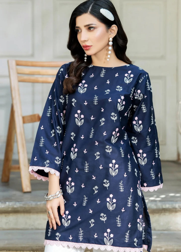 Dhaga Women RTW Embroidered Poly Cambric 2 Piece DHG26PCN Roselle - Eid Collection